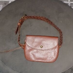 Brown Leather Women's Bag. Patricia Nash